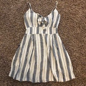 striped camisole dress